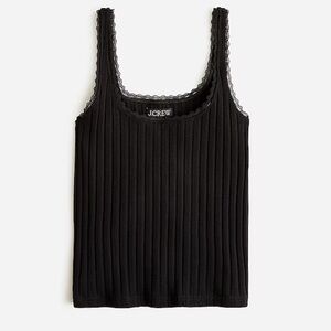 J. Crew Pointelle tank top